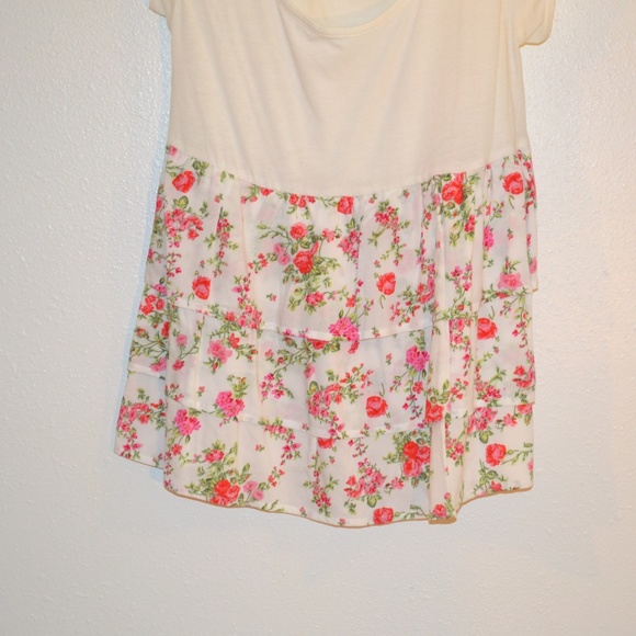 4for$20🤑VINTAGE FLORAL TOP,SIZE LARGE - Picture 4 of 8